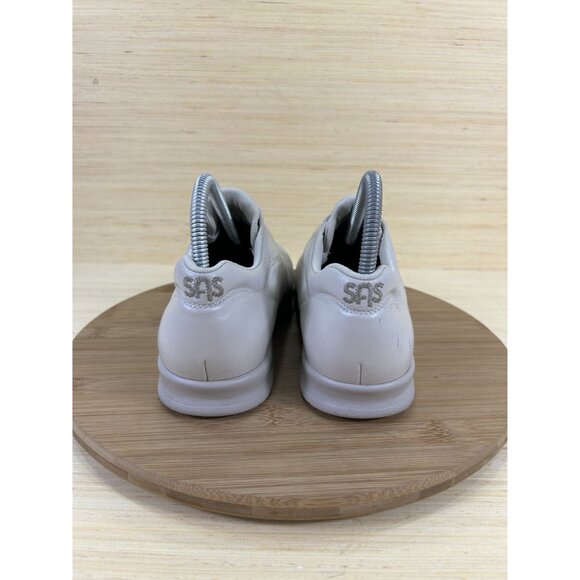 SAS Free Time Tan Leather Casual Walking Shoes Womens Size 6.5 Extra Wide - Picture 4 of 8